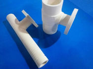 Zirconium Oxide Zirconia Ceramics Flange Pipe Insulating Properties Wear Resistant