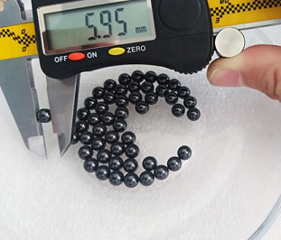 5.953mm Gas Pressure Silicon Nitride Ceramic Bearing Balls