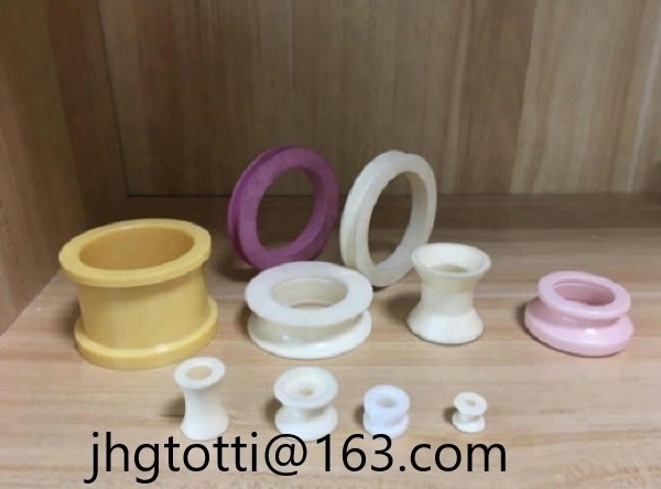 Textiles Guide Parts Al2O3 Ceramic Eyelet Wear Resistant White Red Yellow