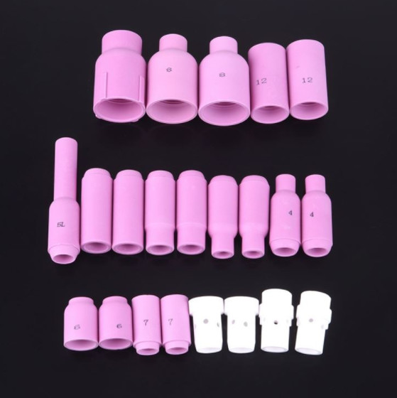 Alumina Nozzle Mig Welding Ceramic Nozzle Cup Wear Resistance Anticorrosive