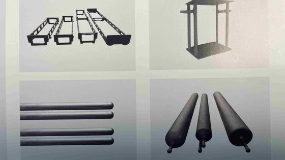 99.99% High Purity Silicon Carbide Cantilever Paddle Inner Liner Boat In Solar Pv Semiconductor Manufacturing