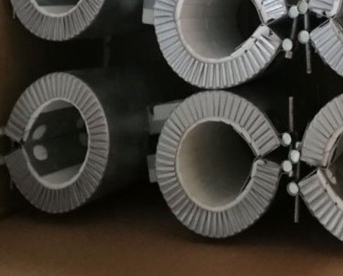 White Steatite Ceramics For Band Heaters Electrical Insulation High Insulated