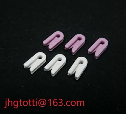 Wear Resistant AL2O3 Ceramic Parts Thread Guides For Textile Machinery